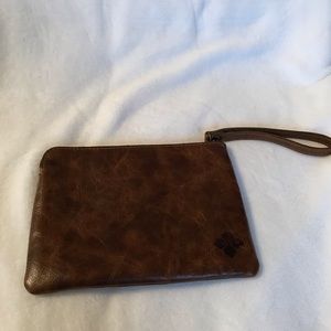 Patricia Nash Cognac Color Wristlet